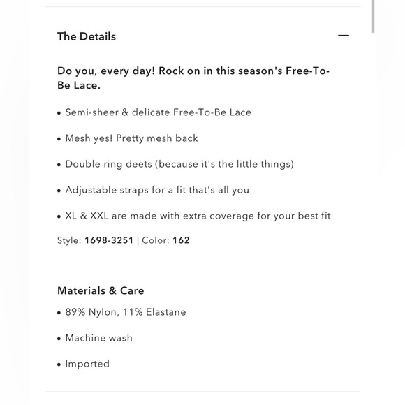 Aerie Free-To-Be Lace Padded Plunge Bralette Blush Pink Medium - Picture 4 of 12